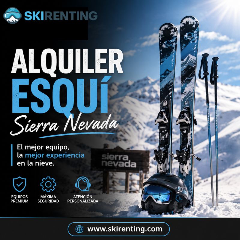 Descubre el mejor servicio de Alquiler esquí Sierra Nevada con Ski Renting